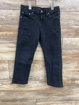 Polo Ralph Lauren Boys Hampton Classic Straight Black Denim Jeans sz 4T