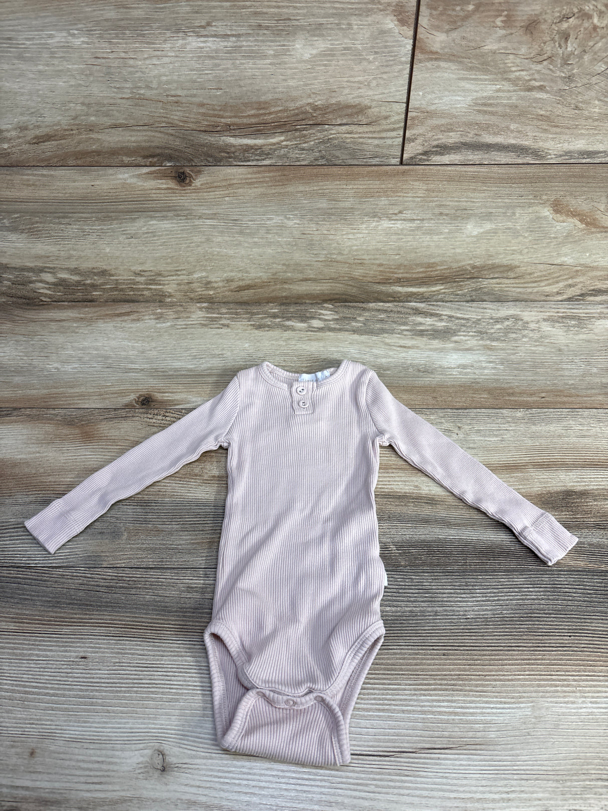Jamie Kay Organic Cotton Modal Long Sleeve Bodysuit Pink sz 12m