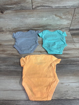 Hurley 3pk Bodysuits Orange sz Newborn