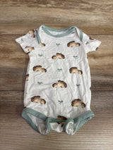 Kyte Baby Bamboo Hedgehog Bodysuit White sz 0-3m
