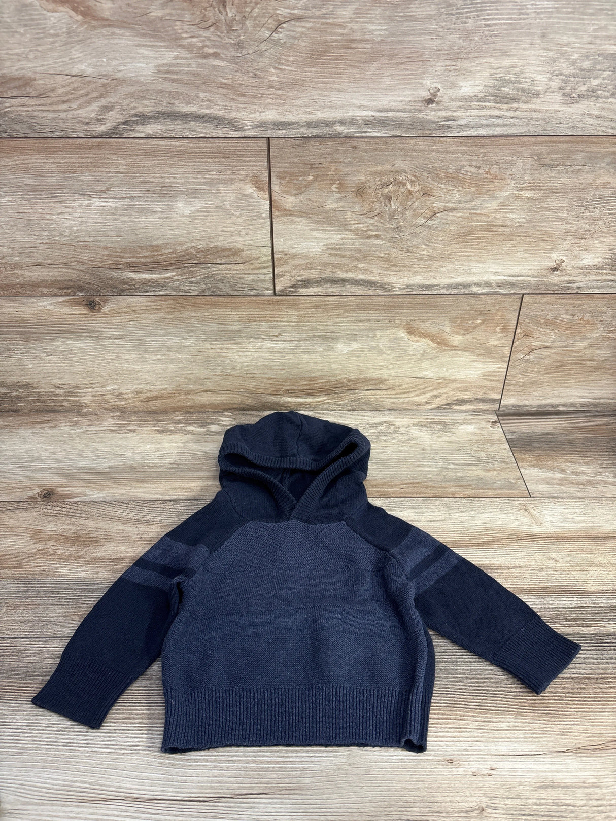 Cat & Jack Hooded Sweater Navy sz 12m