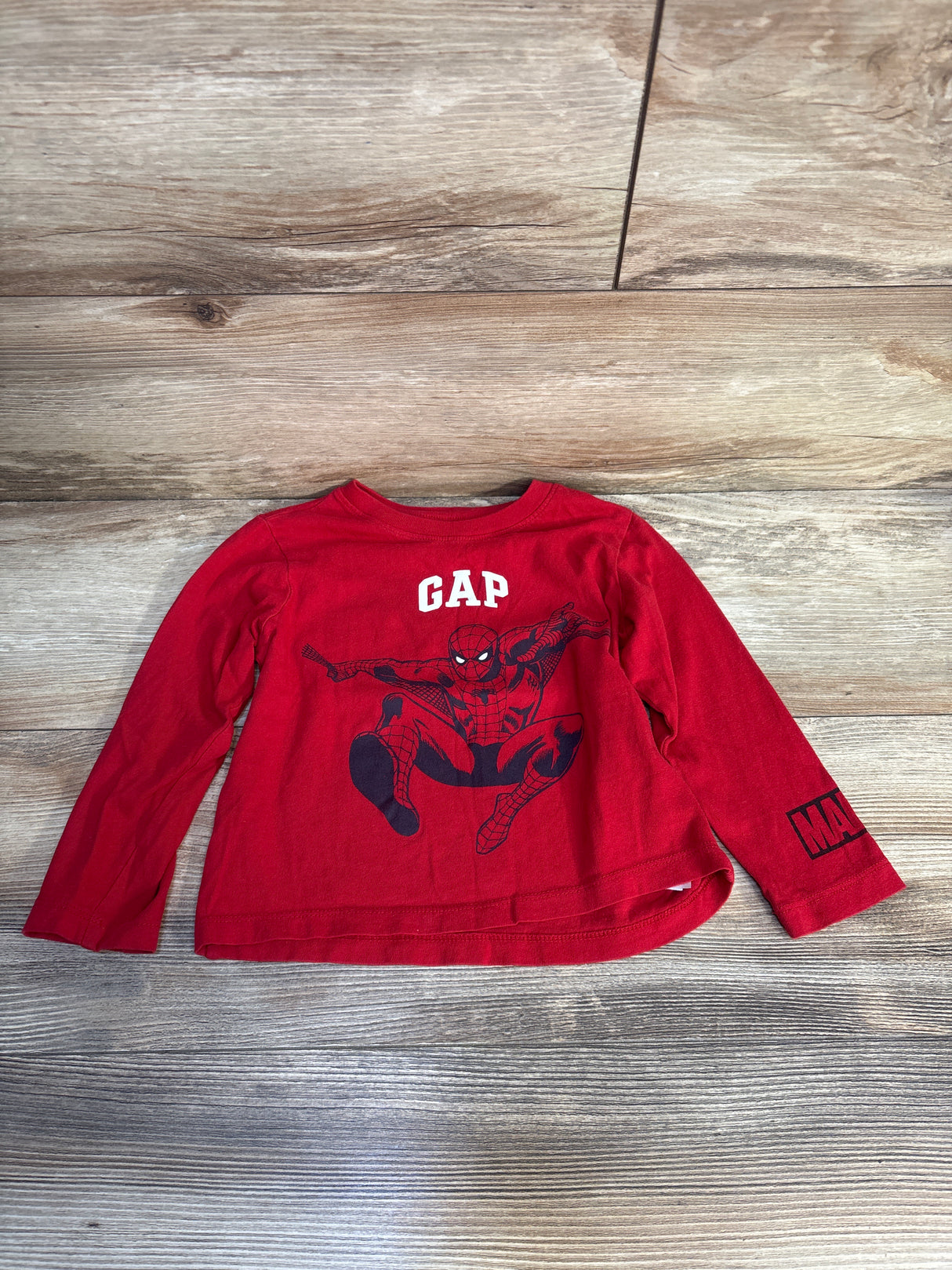 Baby Gap x Marvel Spider Man Shirt Red sz 3T