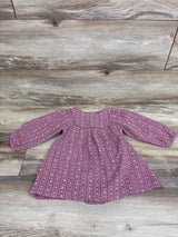 Zara 2pc Long Sleeve Dress & Bloomers Set Pink sz 12-18m