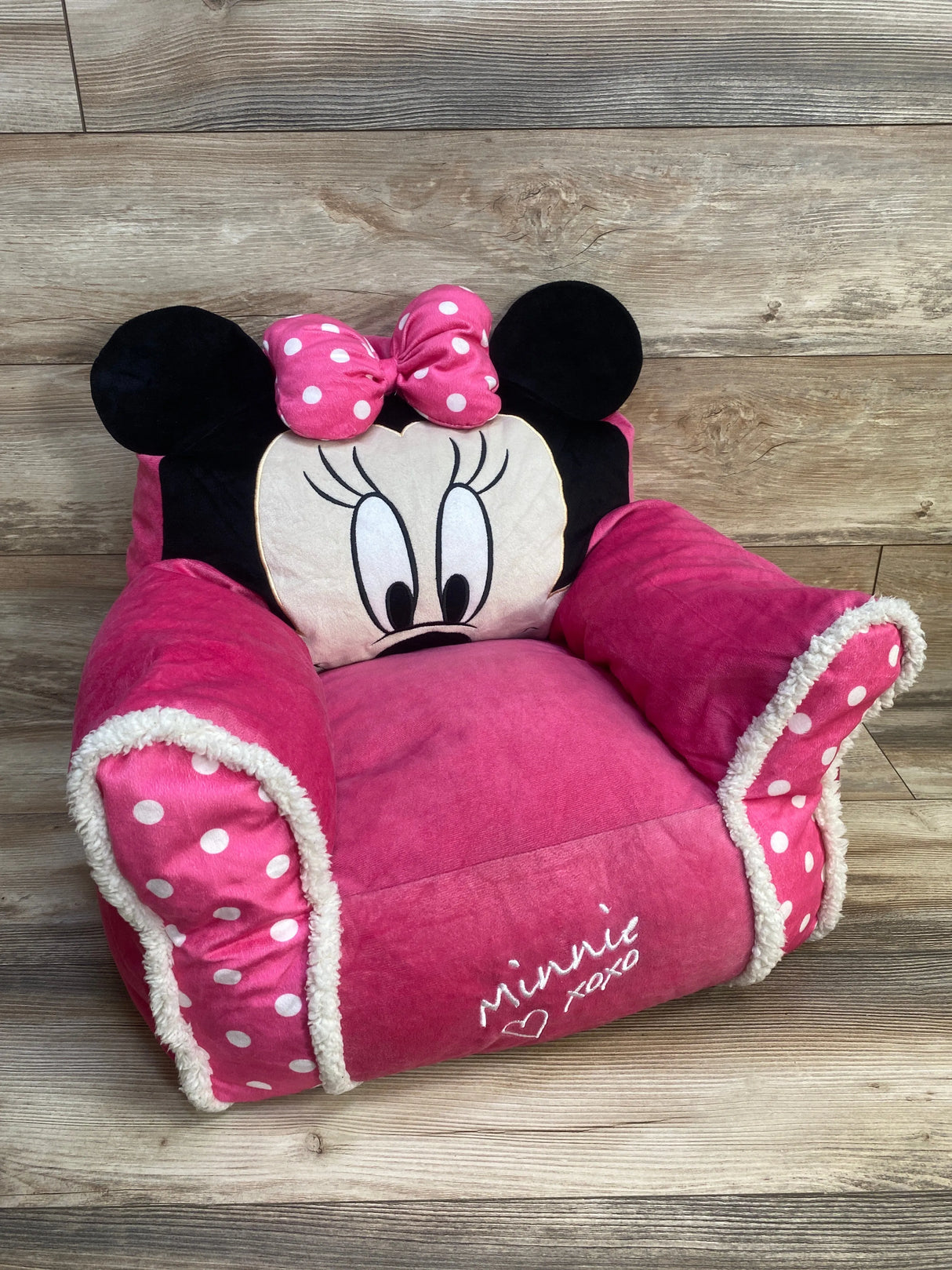 Disney Minnie Mouse Pink Bean Bag Chair