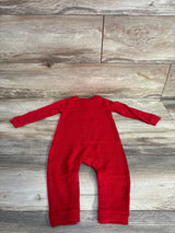 Old Navy Henley Knit Coverall Red sz 12-18m