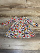 Old Navy Floral Long Sleeve Dress White sz 18-24m