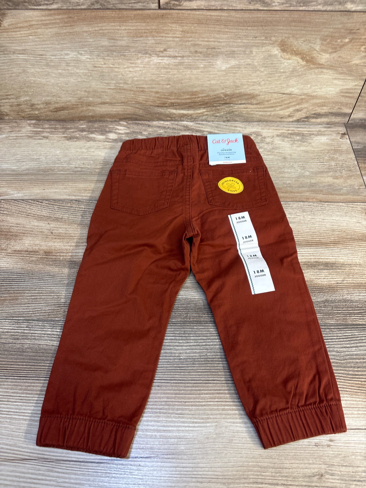 NEW Cat & Jack Joggers Rust sz 18m