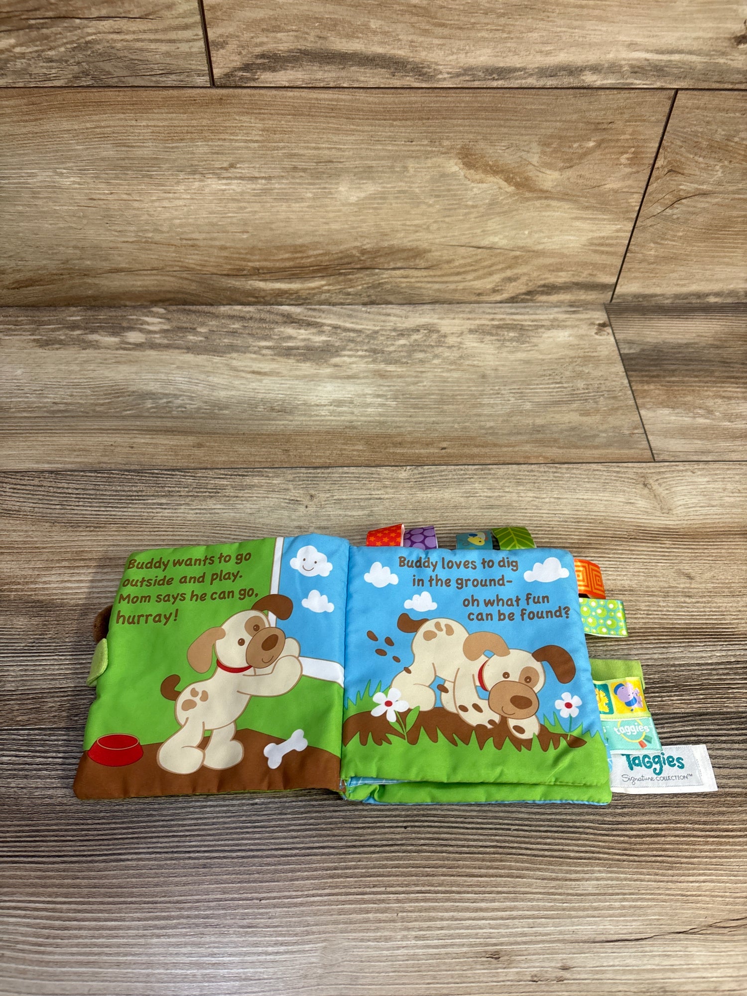 Taggies Buddy Dog's Busy Day Soft Book