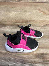 Nike Flex Runner 4 TD 'Black Laser Fuchsia' Sneakers sz 5c