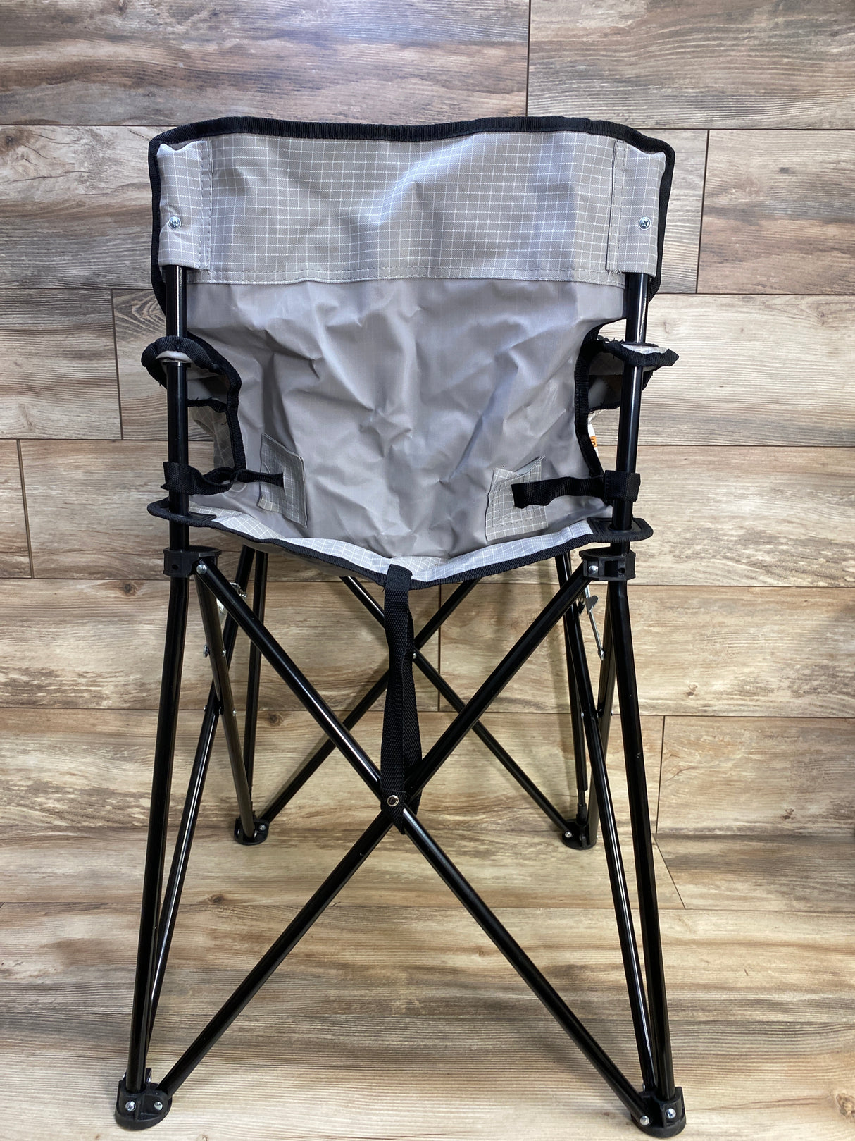 ciao! baby The-Go-Anywhere-High-Chair Portable High Chair Grey Check