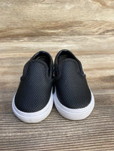 Vans Toddler Slip On V - Perforated Black sz 4c - Me n Mommy To Be