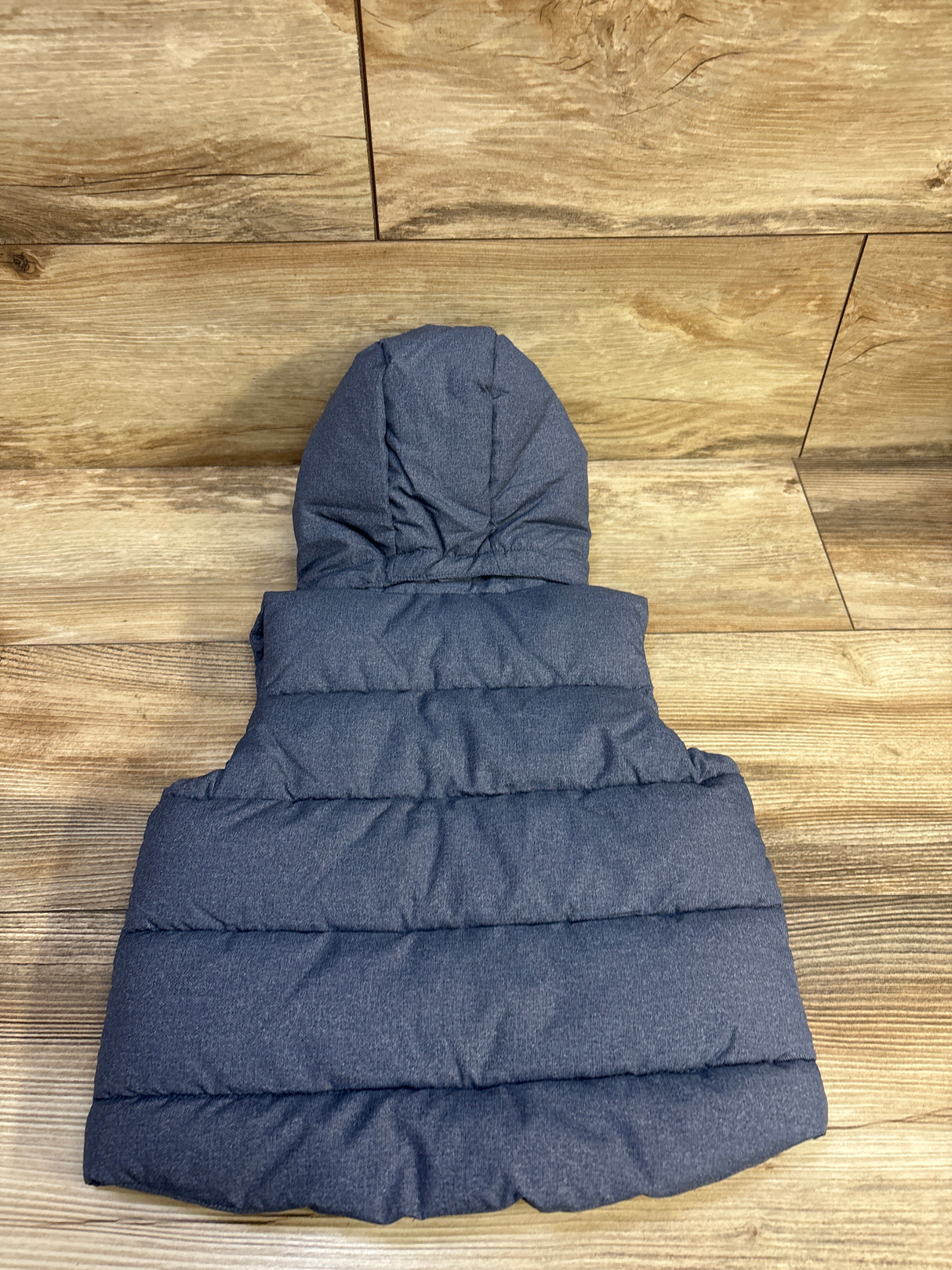 H&M Hooded Puffer Vest Blue sz 12m