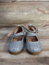 Little Angel Bedazzled Flats Silver sz 4c