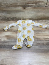 Carter's Lion Print Sleeper Beige sz Newborn