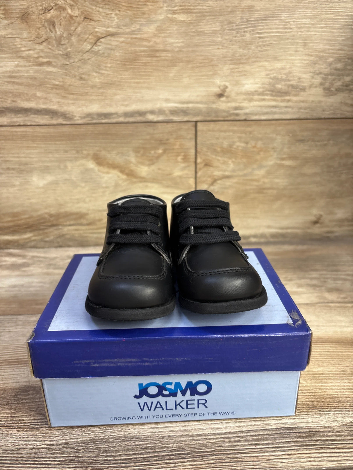 Josmo First Walker Ankle Shoes Black sz 4c