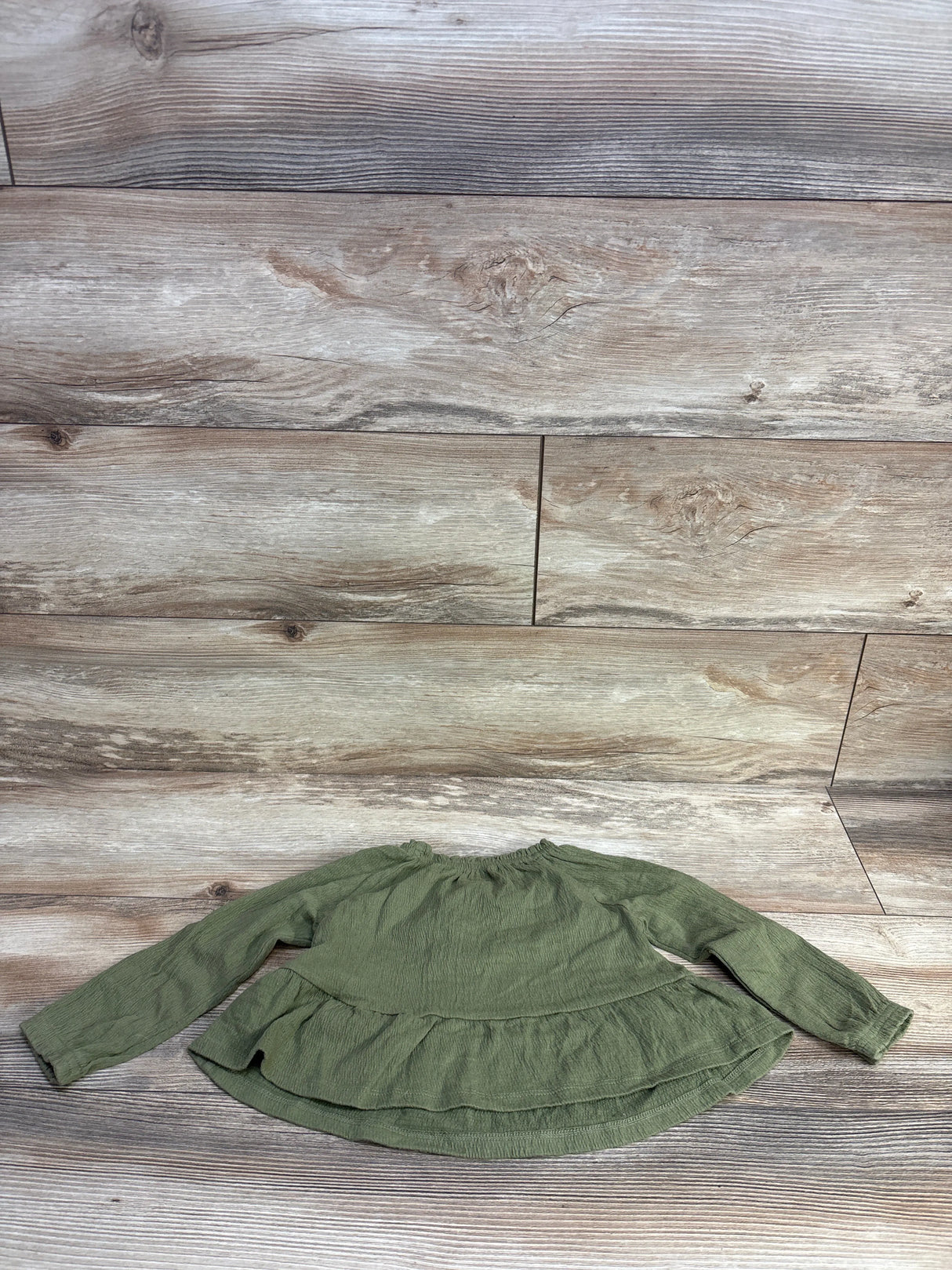 Carter's Peplum Top Green sz 2T