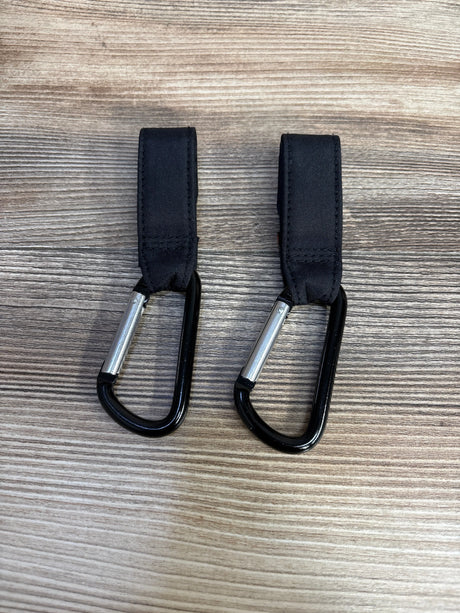Baby Uma 2pk Stroller Hooks, Black - Me n Mommy To Be
