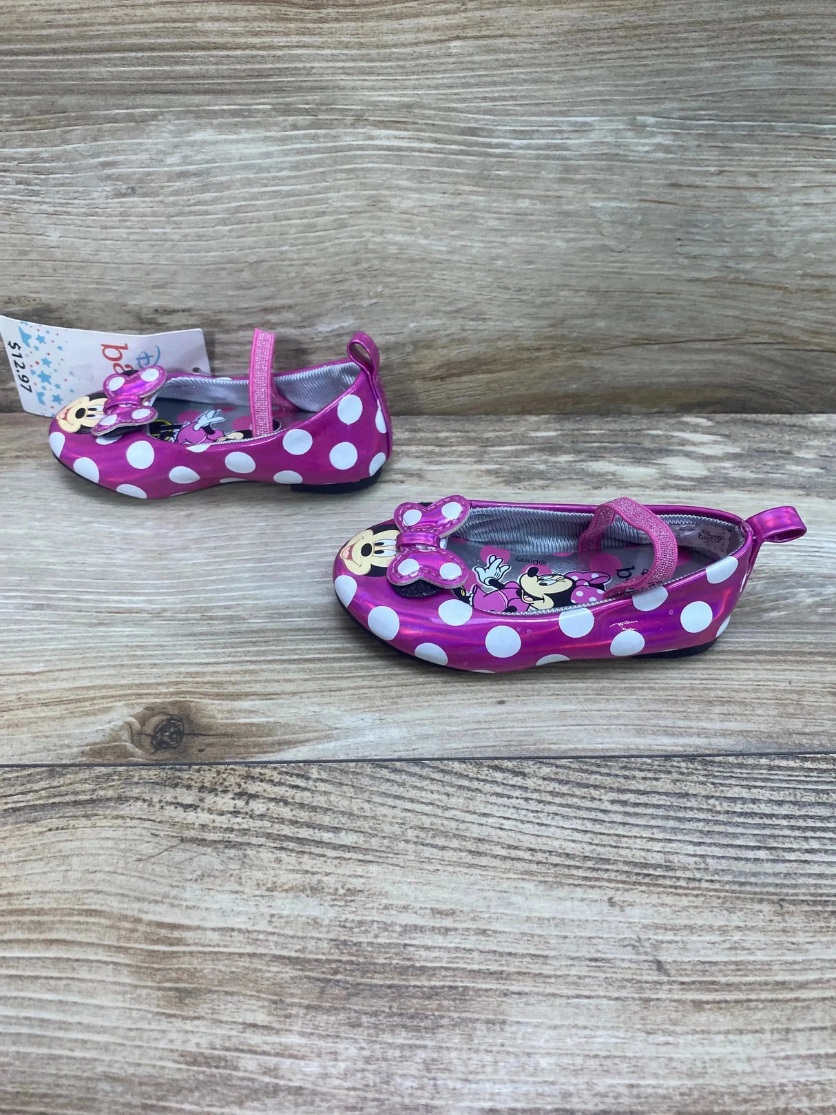 NEW Minnie Mouse Flats Pink sz 4c