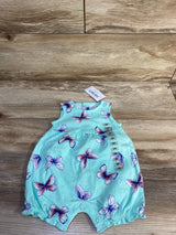 NEW Carter's Butterfly Romper Blue sz 3m
