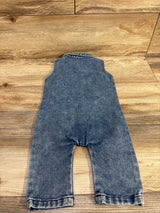 Distressed Sleeveless Denim Jumpsuit sz 6-9m