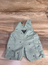 OshKosh Dinosaur Shortalls Mint sz 3m