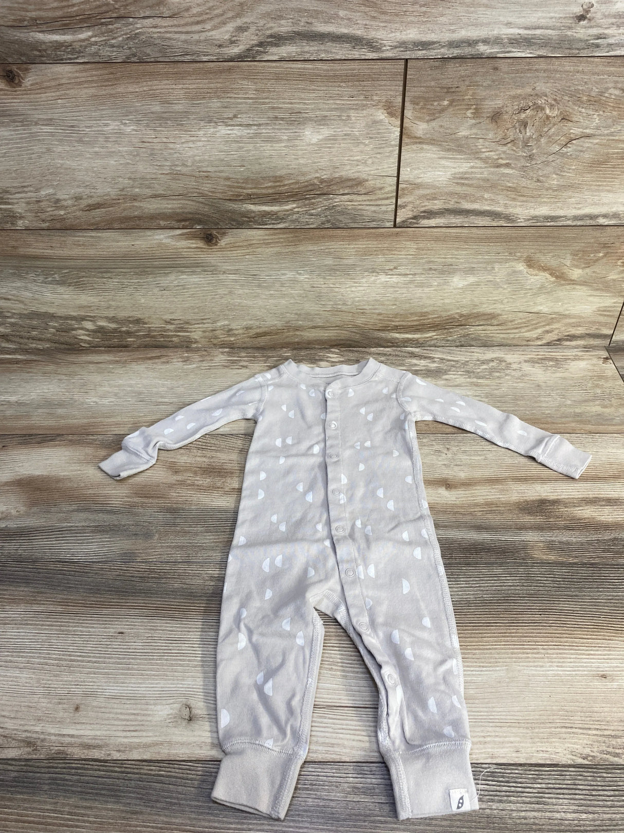 Easy-Peasy Footless Sleeper Ivory sz 12m