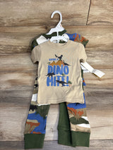 NEW Carter's 4pc Dinosaur Pajama Set Green sz 2T - Me n Mommy To Be