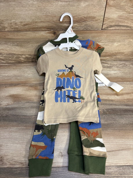 NEW Carter's 4pc Dinosaur Pajama Set Green sz 2T - Me n Mommy To Be