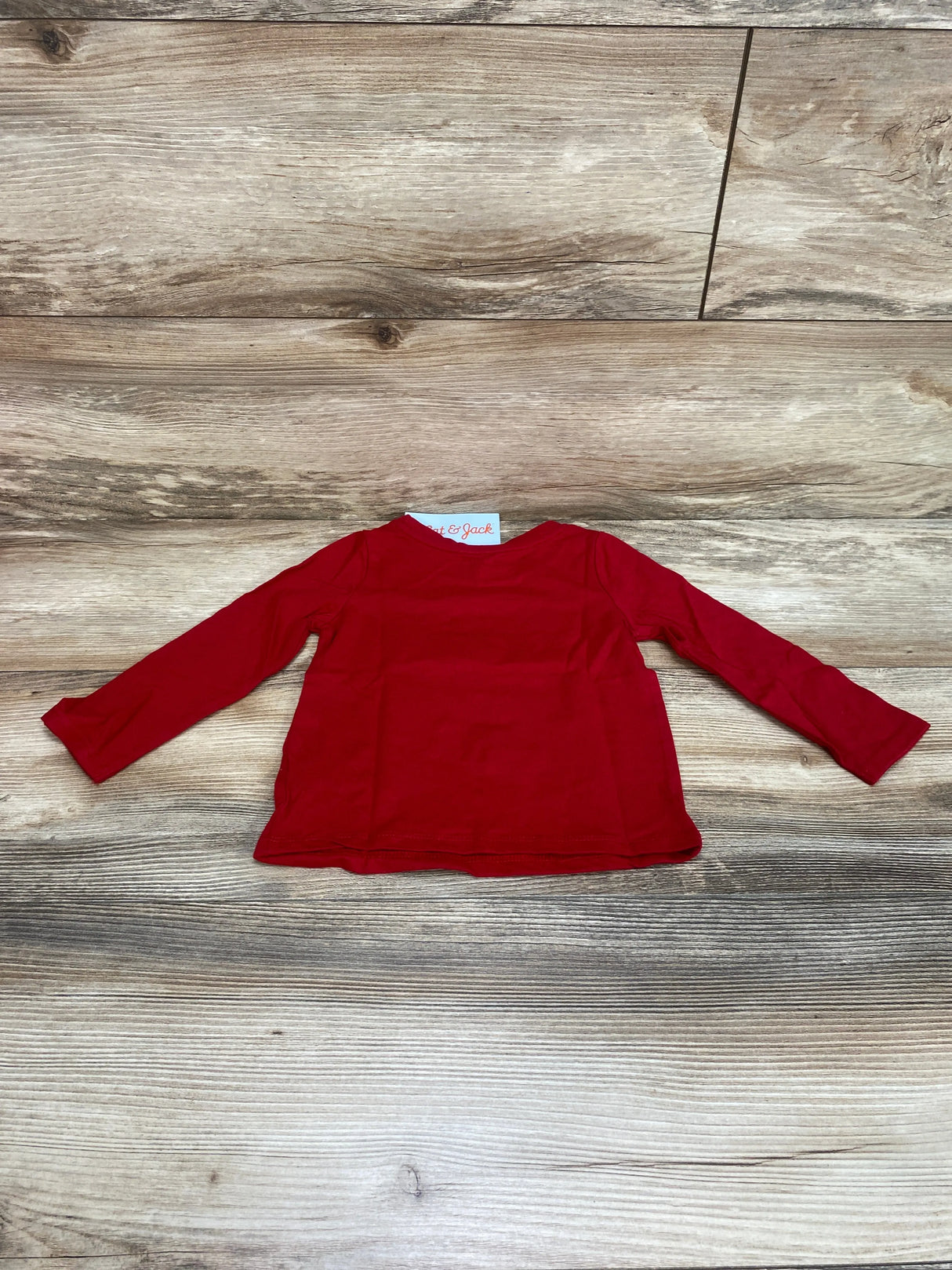 NEW Cat & Jack Bring The Joy Shirt Red sz 18m