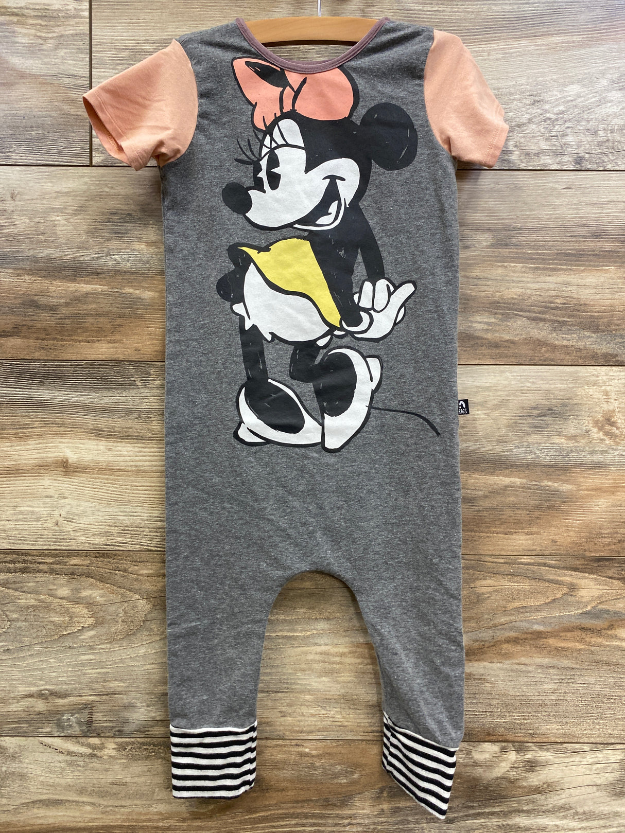 Rags Disney Minnie Mouse Romper Gray sz 2T