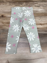 Cat & Jack Floral Leggings Green sz 18m