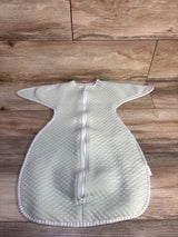Zigjoy Quilted Transitional Swaddle Mint Green sz 3-6m (M)