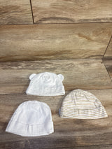 Gerber 3pk Hats Unisex sz 0-6m