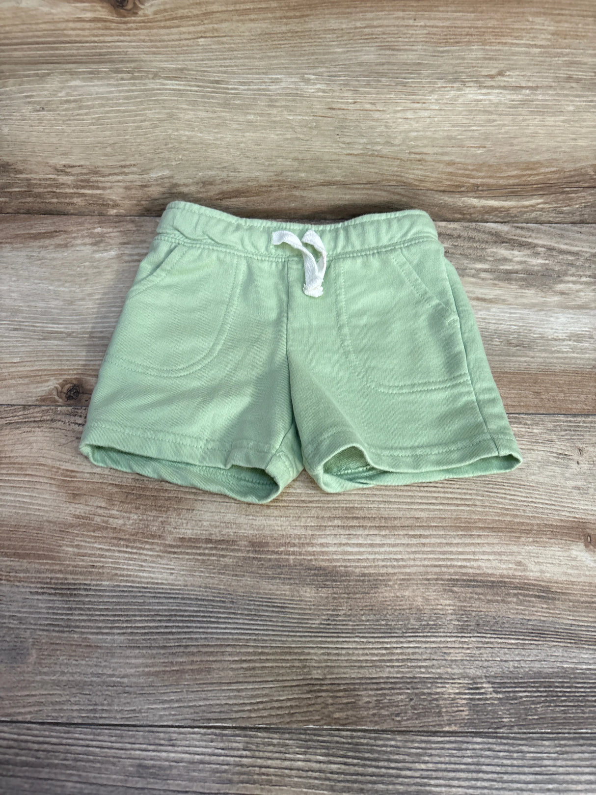 Cat & Jack Drawstring Shorts Green sz 18m - Me n Mommy To Be