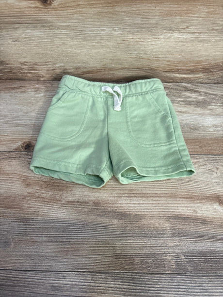 Cat & Jack Drawstring Shorts Green sz 18m - Me n Mommy To Be