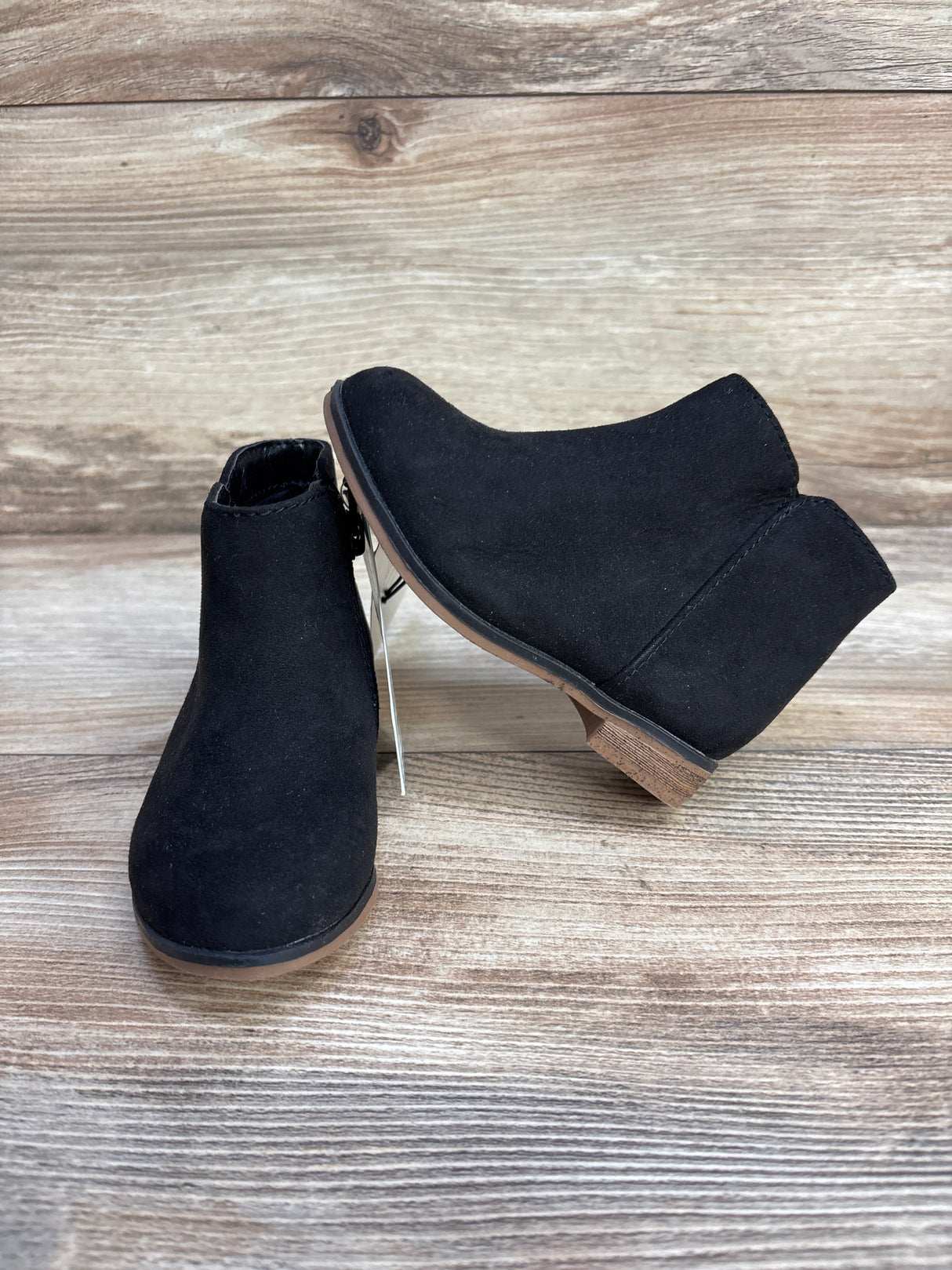 NEW Cat & Jack Penelope Zipper Boots Black Sz 6c