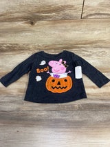 NEW Jumping Beans Peppa Pig Halloween Graphic Tee Grey sz 12m - Me n Mommy To Be