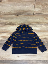 Old Navy Hooded Long Sleeve Shirt Navy sz 2T