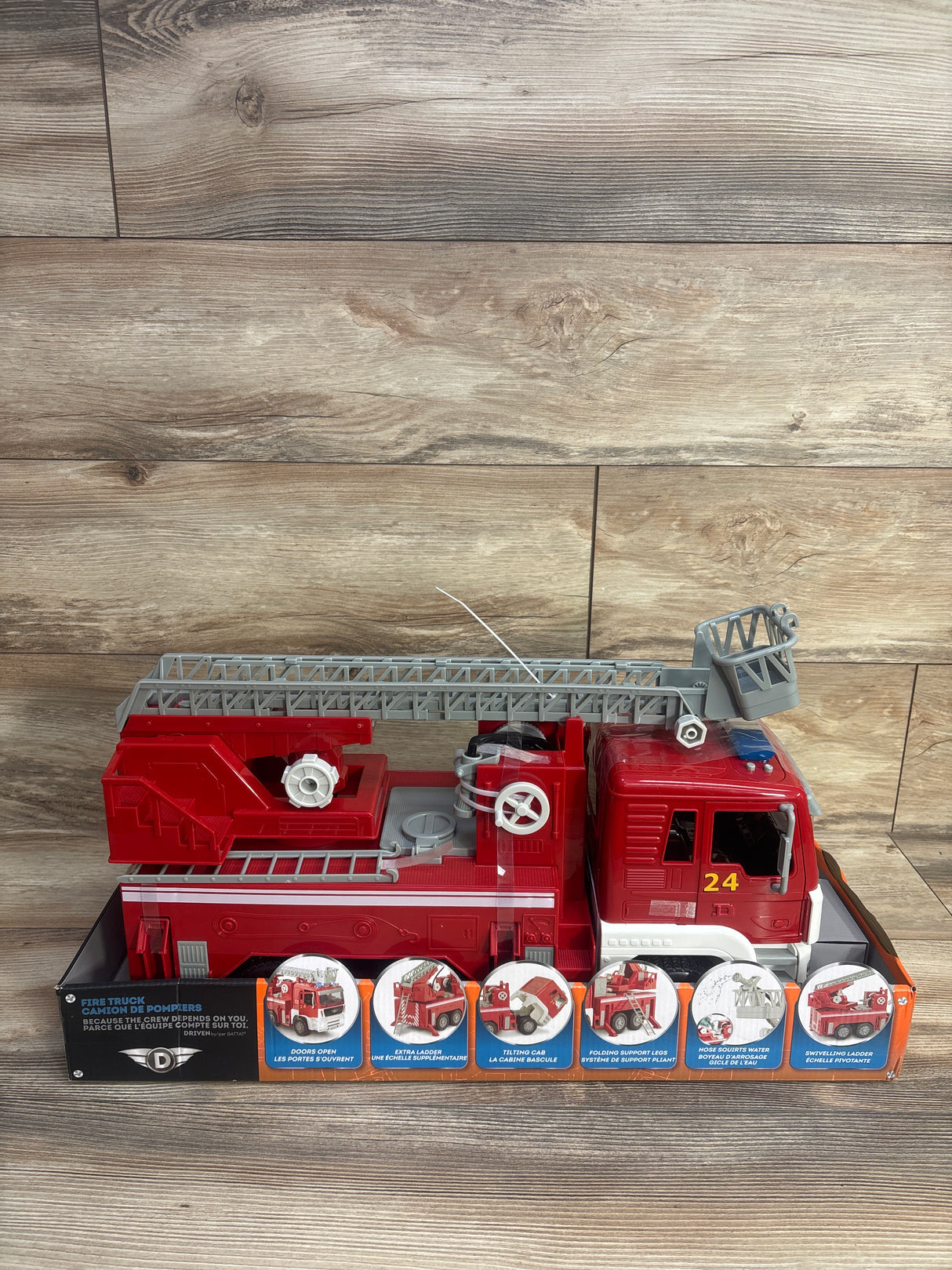 NEW Driven by Battat 19-Inch Fire Truck