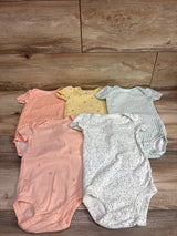 Carter's 5pk Bodysuits Orange sz 12m