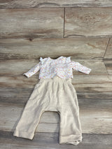 Nicole Miller 2pc Floral Button Front Cardigan Set White sz 6-9m