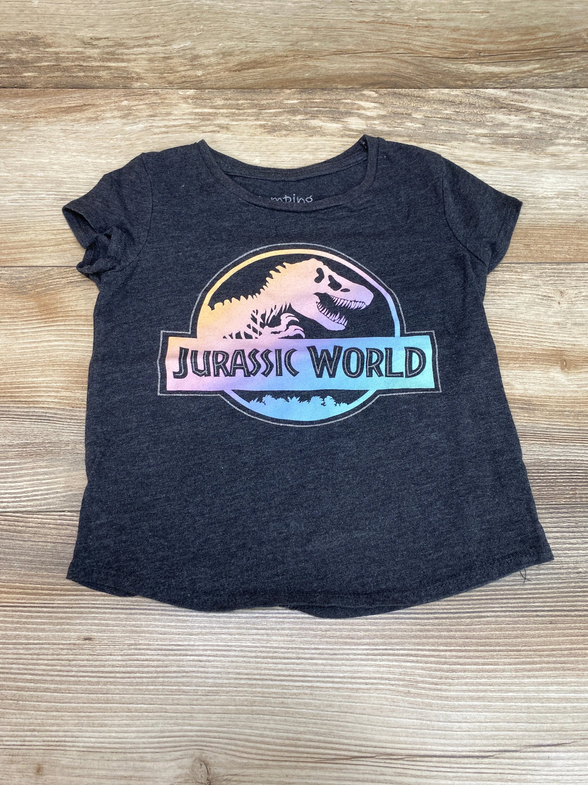 Jumping Beans Jurassic World Shirt Grey sz 4T