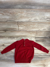Carter's Henley Knit Sweater Red sz 3T
