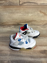 Air Jordan 4 Retro SE TD 'What The 4' White sz 6c