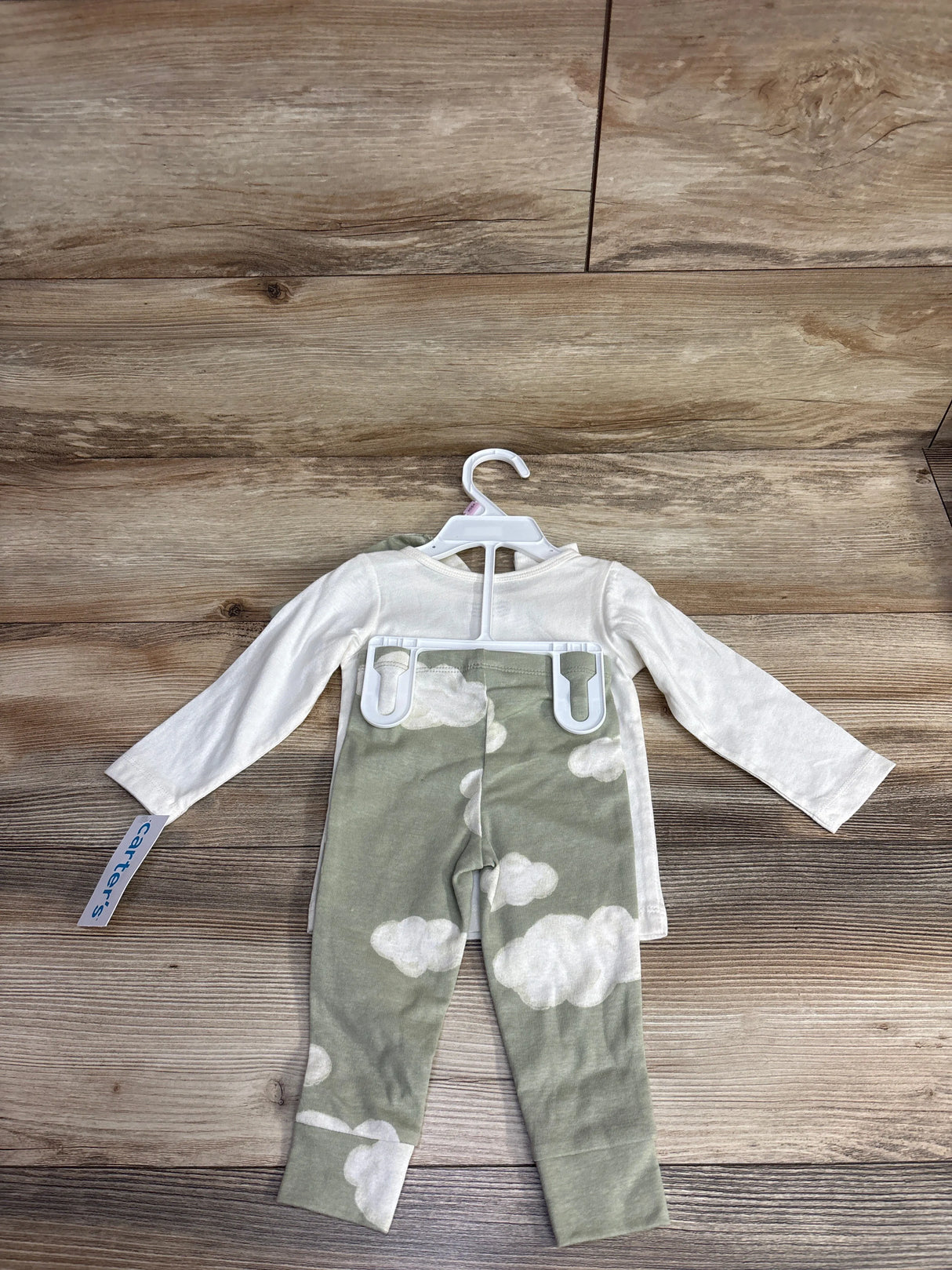 NEW Carter's 4pc Happiest With You Shirt & Bottoms Set Ivory sz 9m