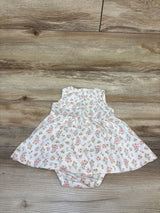 Carter's Sleeveless Bodysuit Dress White sz 9m