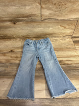 Yumi Girls Denim Frayed Jeans Light Blue sz 3T