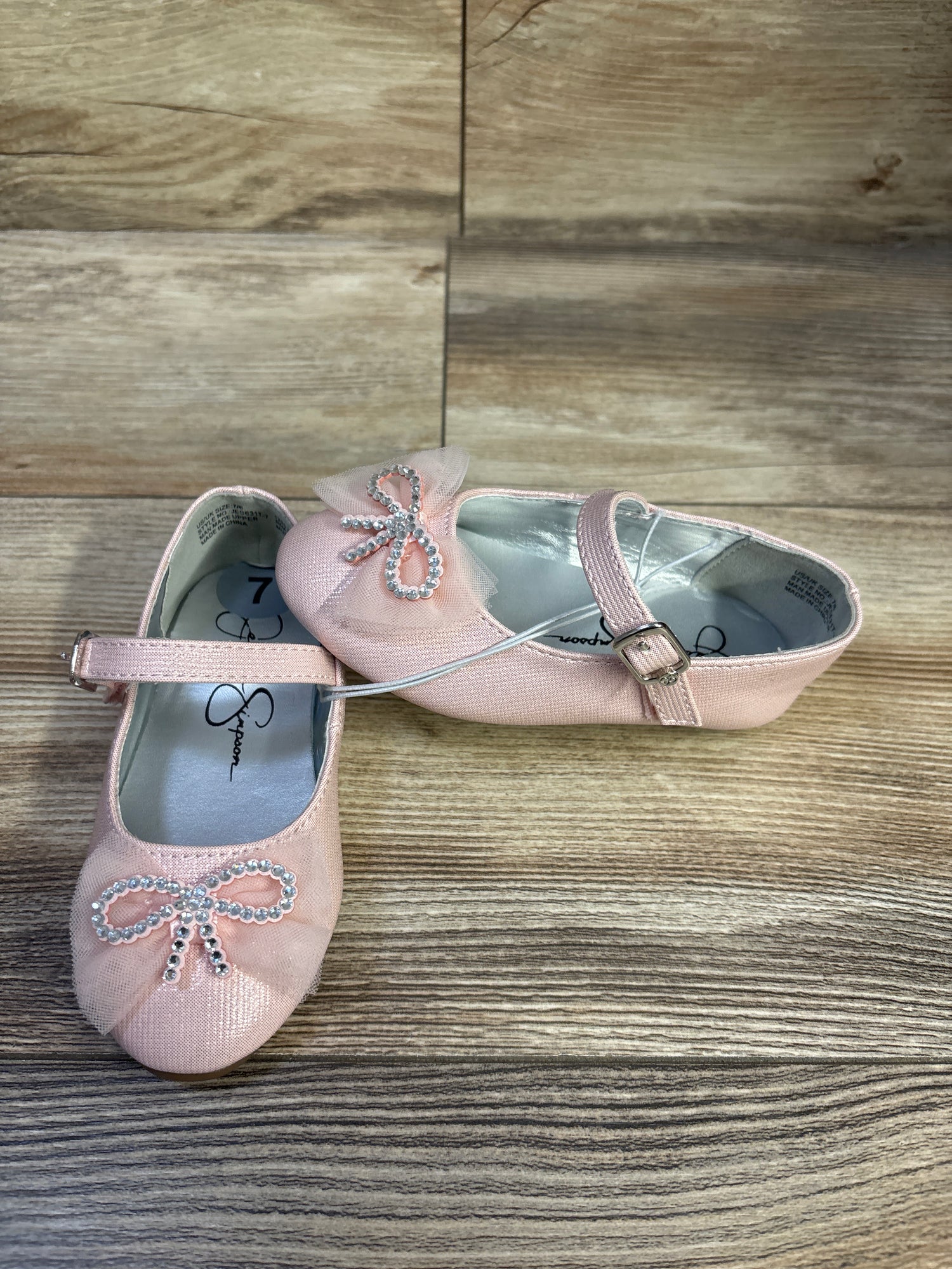 Jessica Simpson Amy Cyn Mary Jane Flats Pink sz 7c