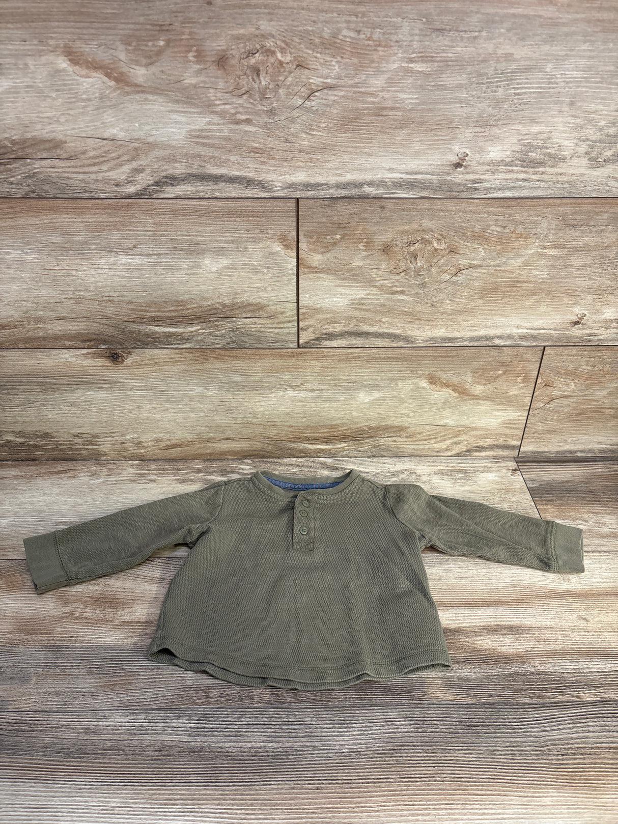 Gymboree Henley Shirt Green sz 12-18m