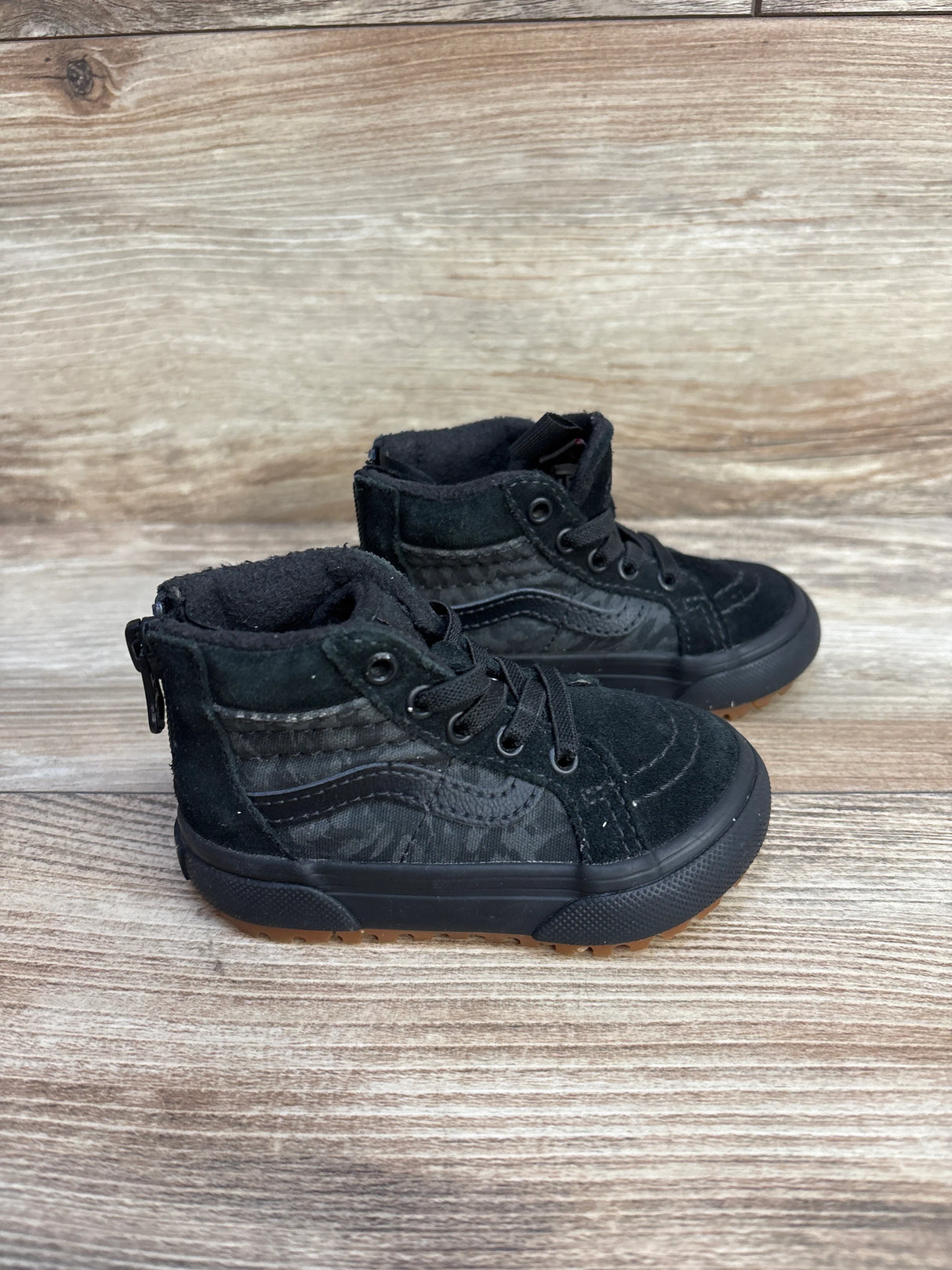Vans Sk8-Hi Zip Mte Primaloft High Top Sneakers Black sz 4c